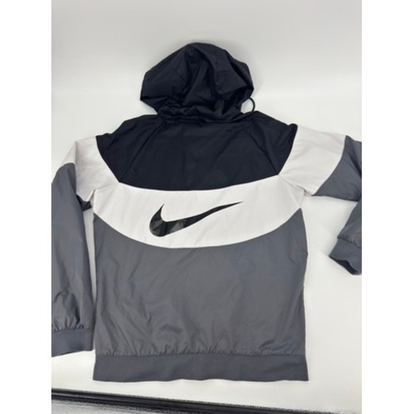 Nike Other - Nike Windrunner Jacket Mens Small Black White Grey Big Swoosh Full Zip Hooded